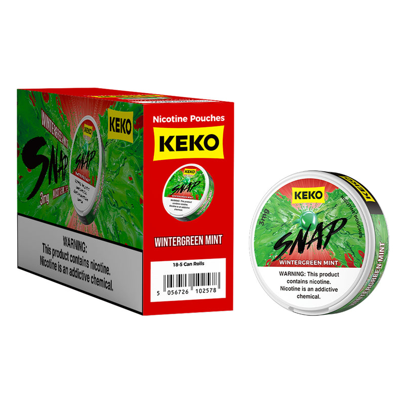Keko Snap Wintergreen Mint