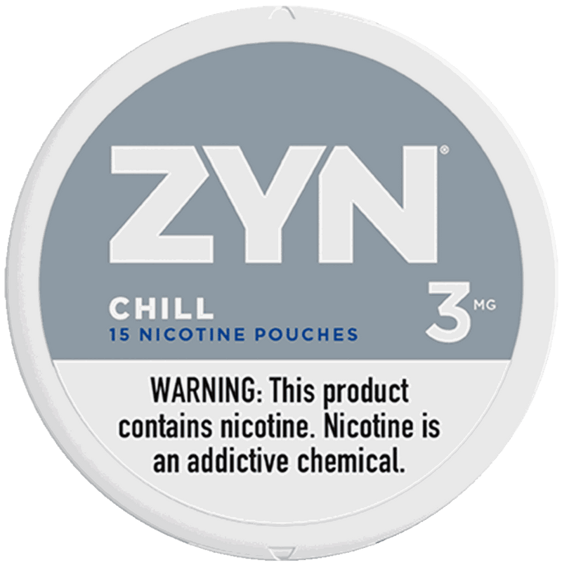YN Chill nicotine pouch can - tobacco-free, subtle unflavored, 3mg and 6mg