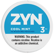 ZYN 3mg nicotine pouch can - tobacco-free, mild strength, multiple flavors available